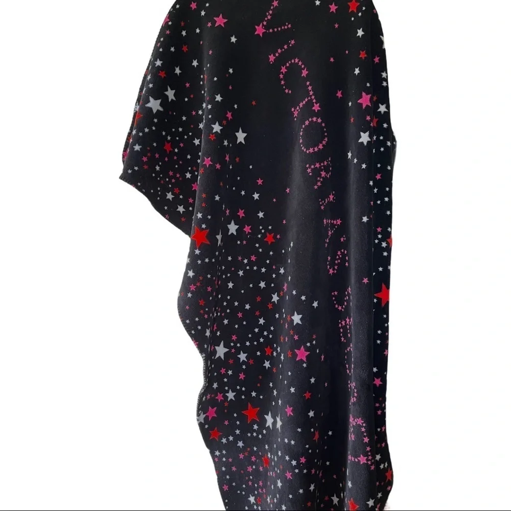 Victorias Secret Star Sherpa Throw Blanket